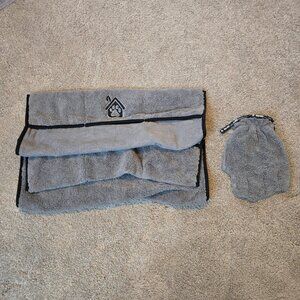 Norwex Pet Towel Pet Lg Bath Towel & Mitt Chenille Microfiber